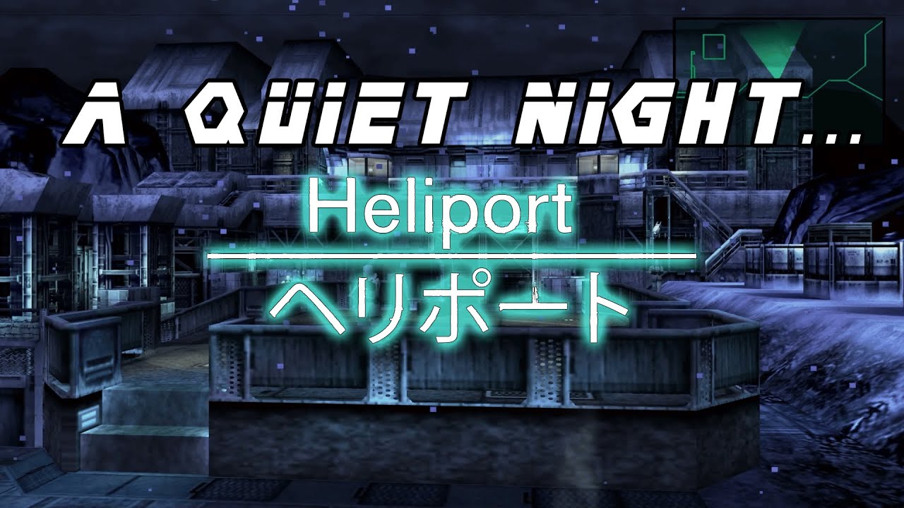 Metal Gear Solid: Heliport Ambience, Music 🚁 Meditation & Sleep