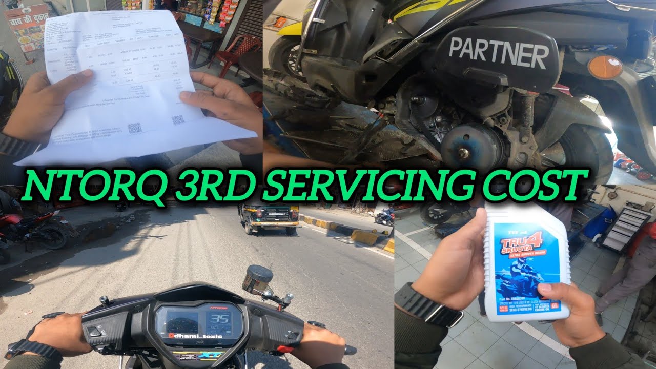 Ntorq 3rd servicing cost😳|| ntorq xt model servicing cost❤ || 10vlog