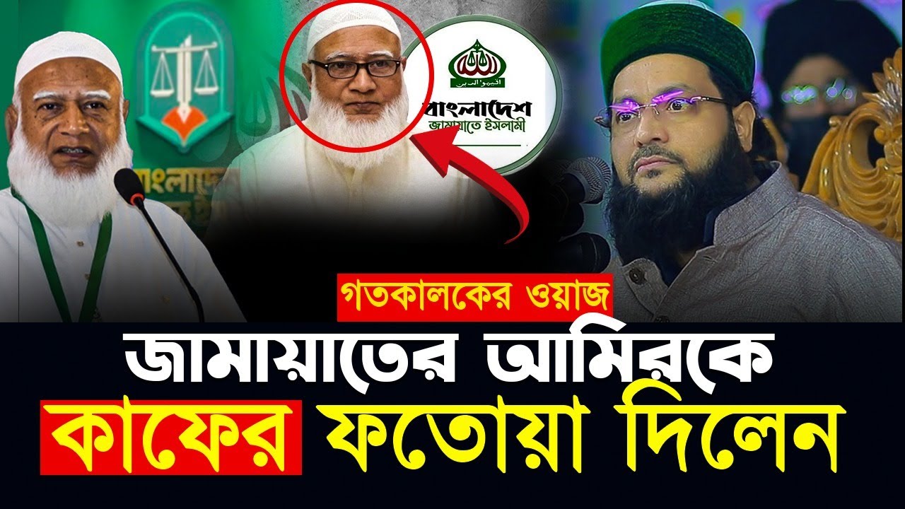 জামাতের আমিরকে কি কা/ফের ফতোয়া দিলেন আব্বাসী হুজুর ? allama enaytullah abbasi I jamat amir