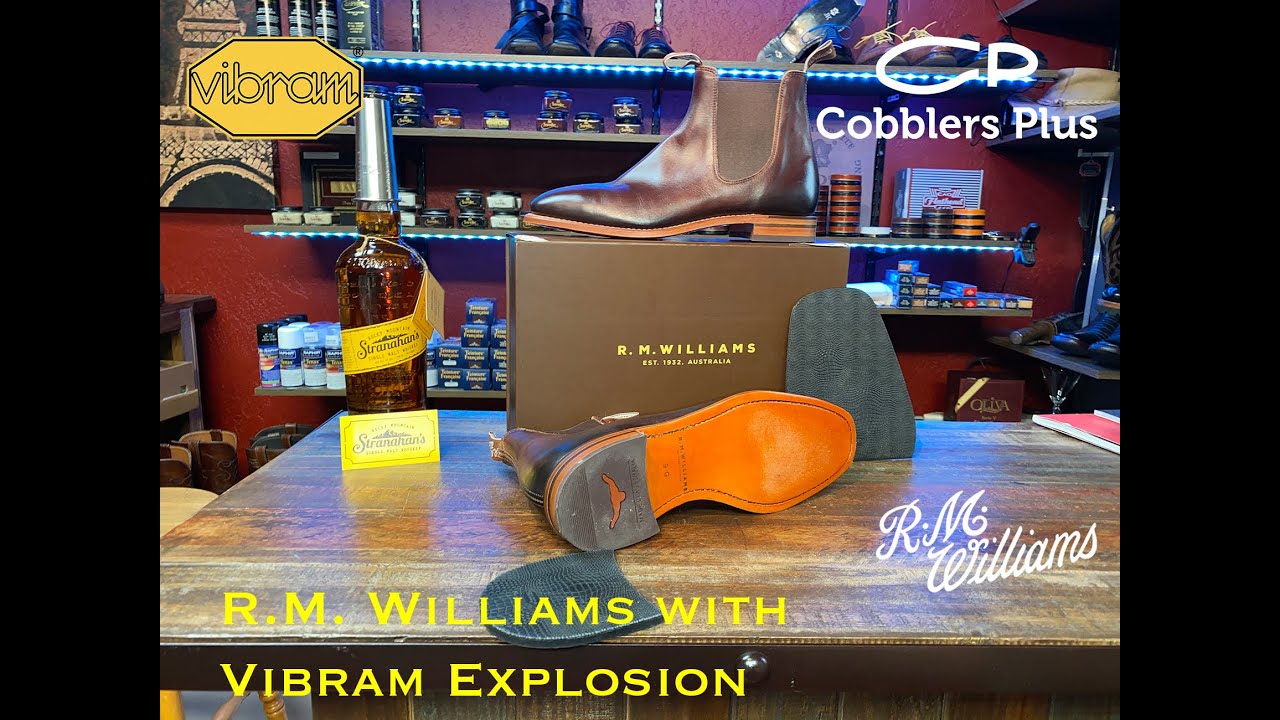 R.M. Williams Boots get some Vibram Explosion Sole Protecters and Heels