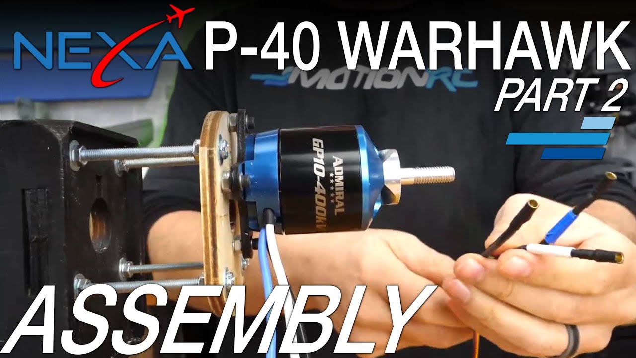 Assembling the Nexa P-40 Warhawk 61.8