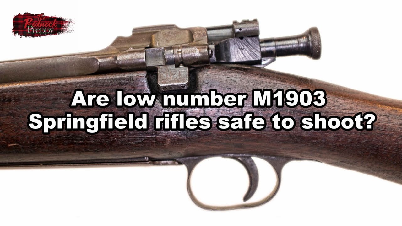 Безопасно ли стрелять из малосерийных винтовок M1903 Springfield?