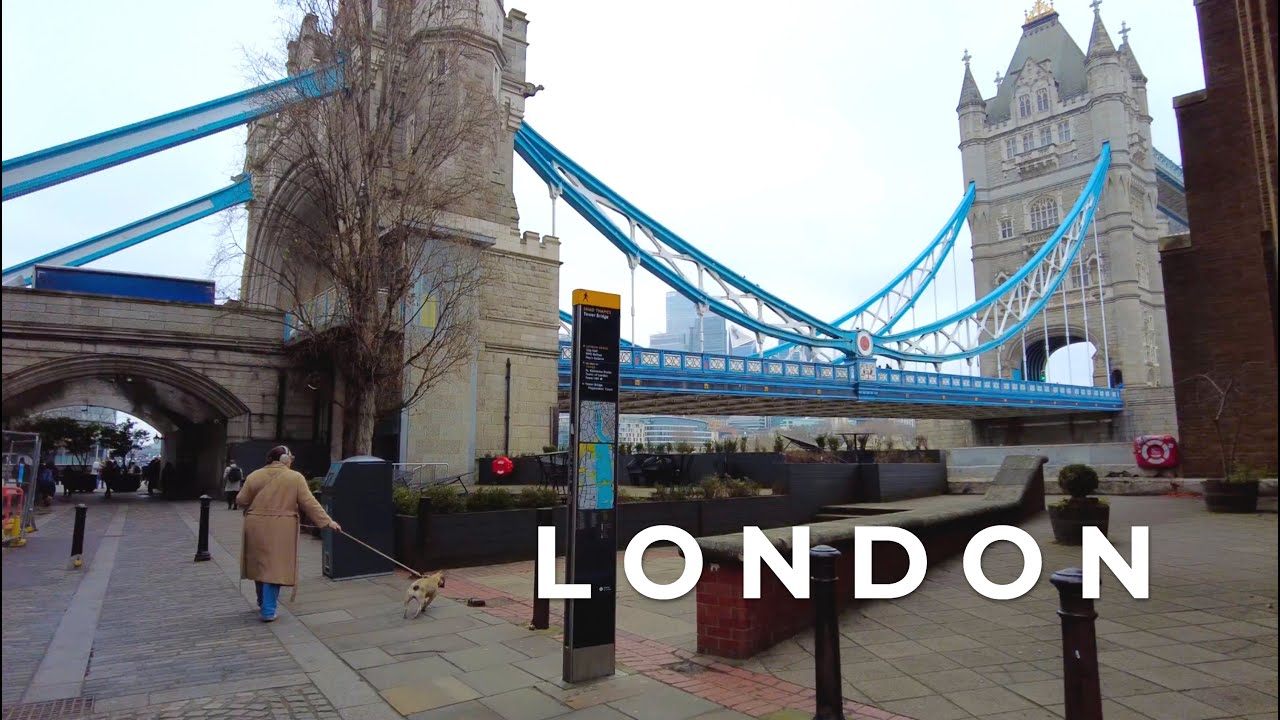 London Winter Walk 2025 | Tower Bridge & London Bridge Area [4K UHD]