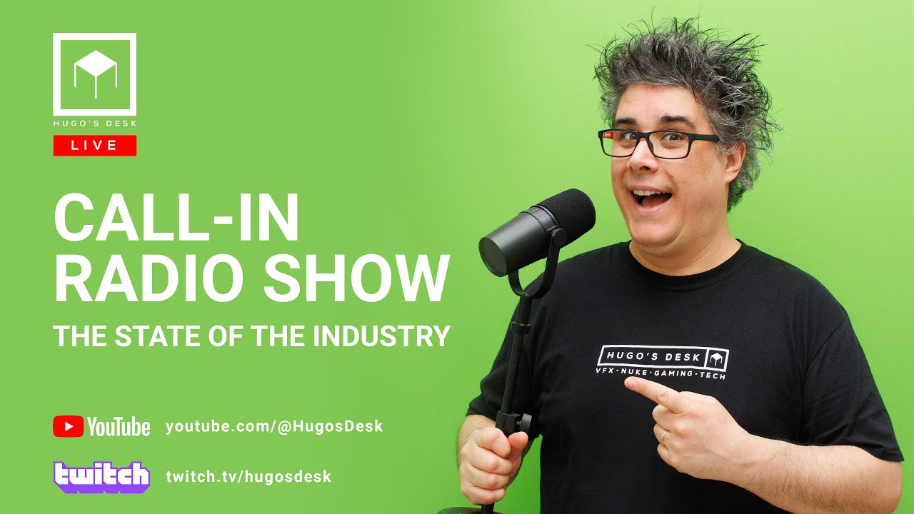 Call-in Radio Show 3 | Blender | AI | VFX Industry  🎤 📻