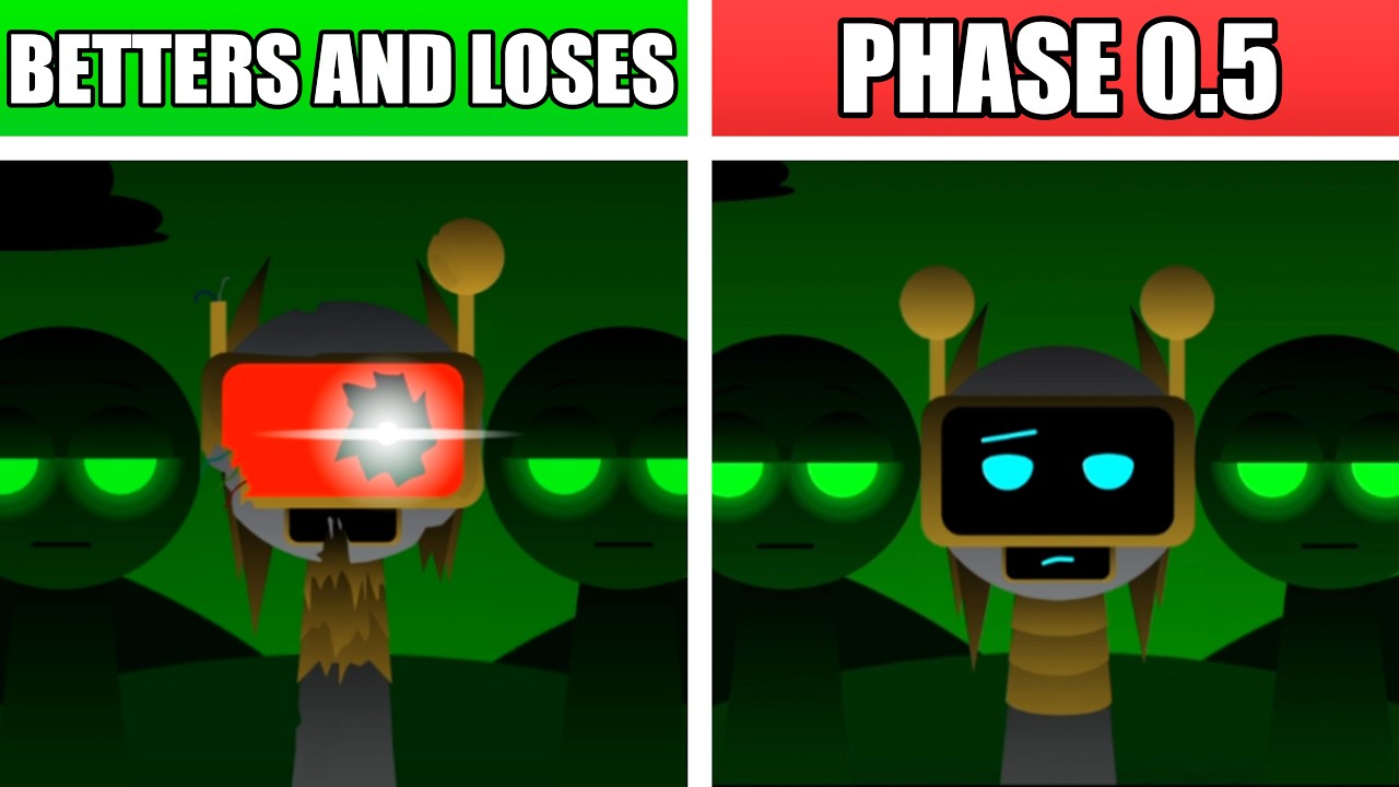 Incredibox Sprunki Betters And Loses Phase 1 vs Phase 0.5 — Who Did It Best