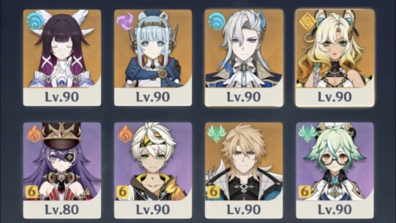 3/3 genshin impact 那維萊特/火傷法爾加