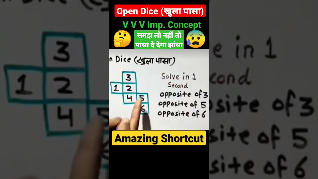 Open Dice (खुला पासा) tricks By Ritesh Sir 
