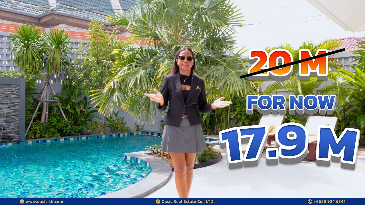 Amazing Deal! Modern Pattaya Villa Reduced to 17.9M THB!