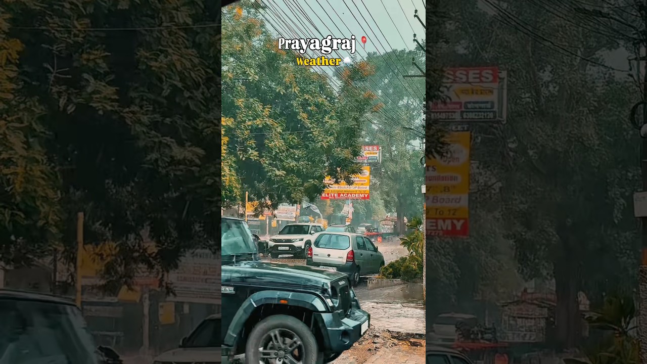 Weather 🌧️ Prayagraj 📍#weather #prayagraj #viral #nature
