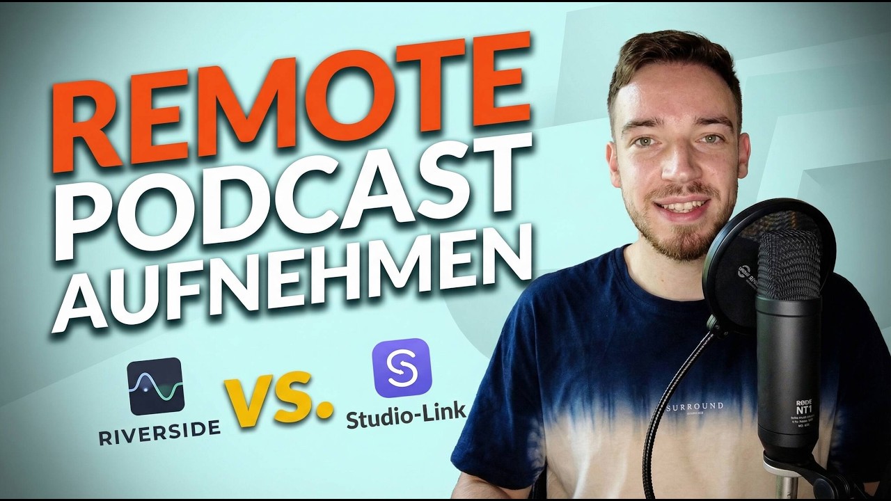 Podcast mit Video online aufnehmen: Tutorial Riverside