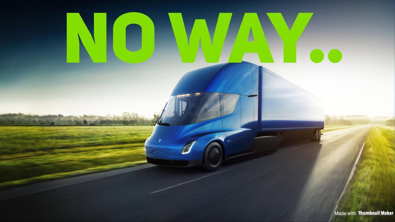 TESLA SEMI TRUCK - where's the savings?