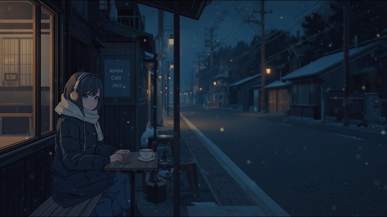 Warm & Smooth Winter Jazz ☕ Snowy Café Ambience Music