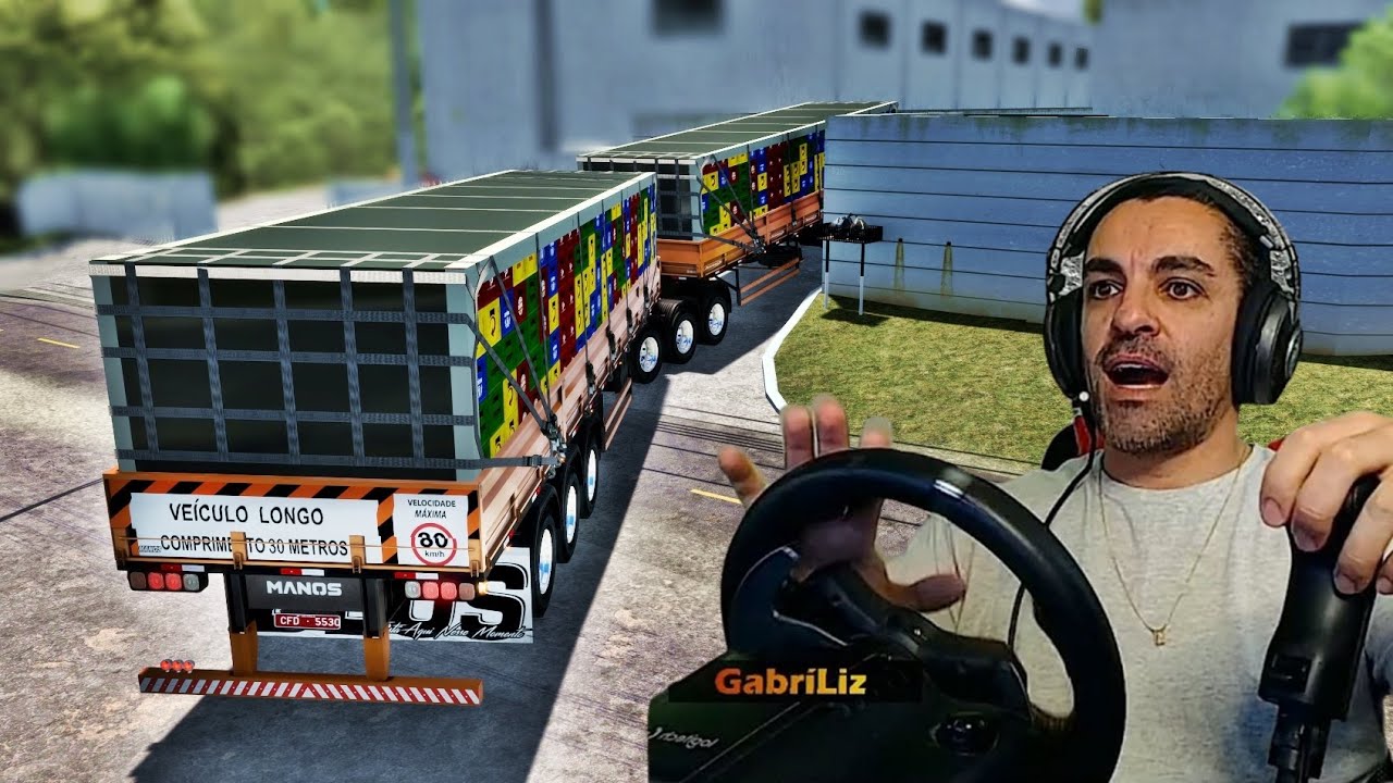 ME DESAFIEI COM O BITREM E QUASE ME ARREPENDI - Vida de Caminhoneiro 360 - Euro Truck Simulator 2