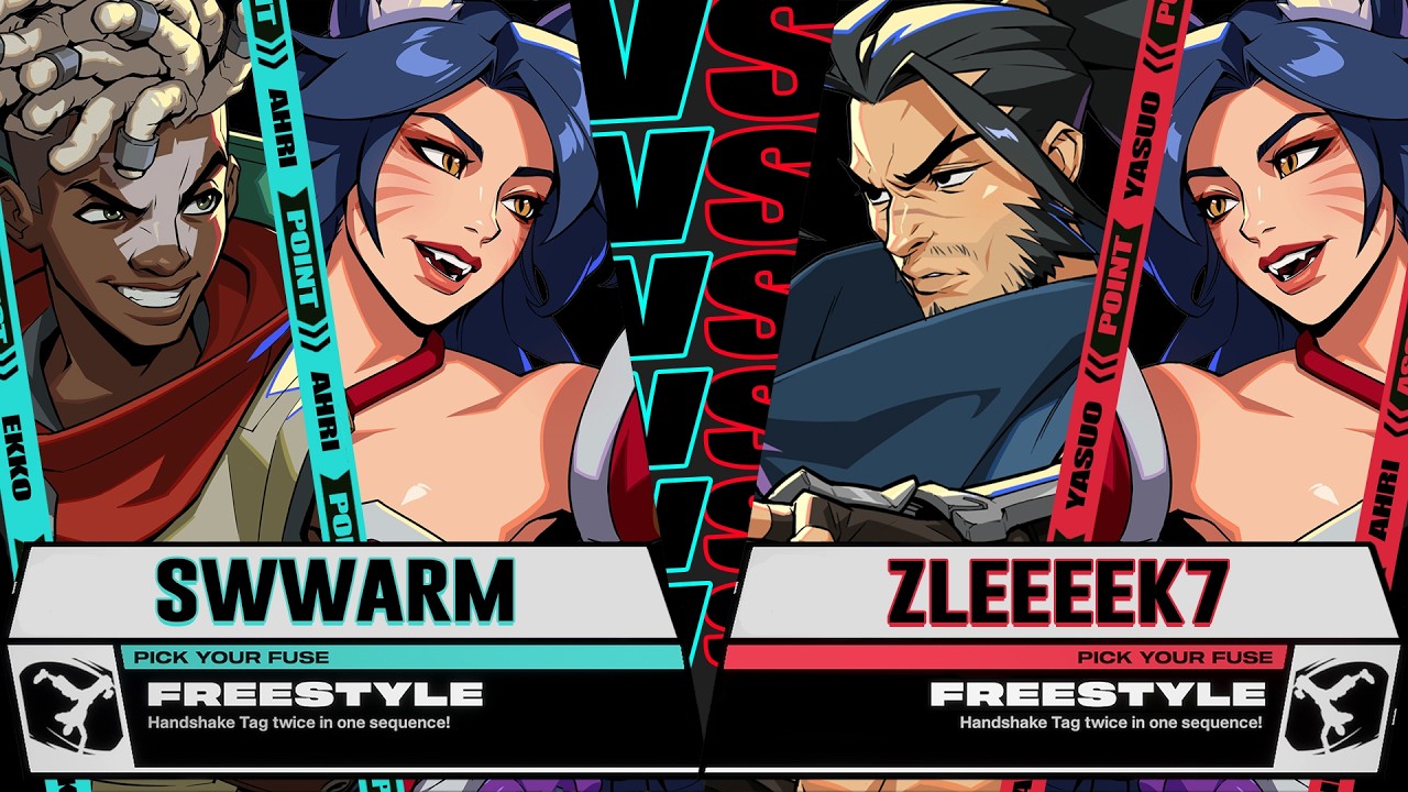 Swwarm (Ahri / Ekko) vs Zleeeek7 (Yasuo / Ahri) - 2XKO