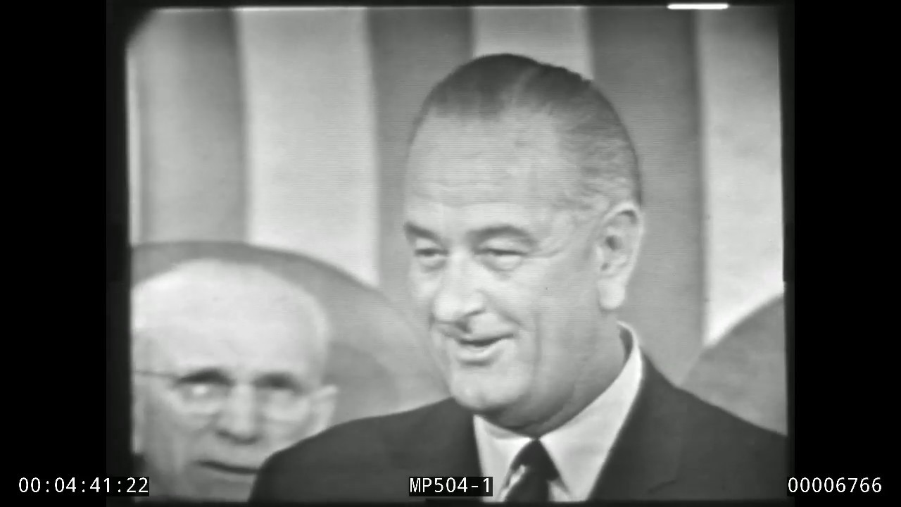 President Johnson's 1965 State of the Union Address, 1/4/1965, MP504 (1280x720)