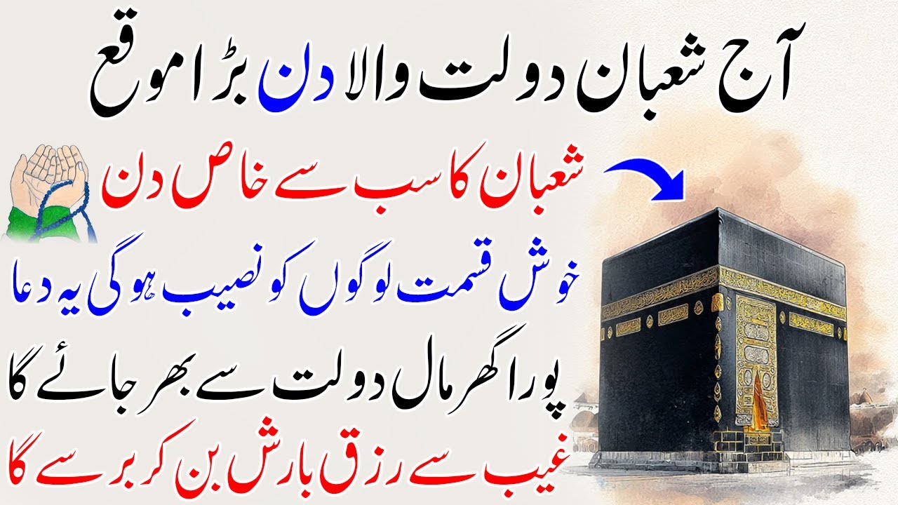 “Shaban ka Khazana | One Powerful Dua That Opens Doors of Rizq, Wealth & Barakah | Islamic Reminder”