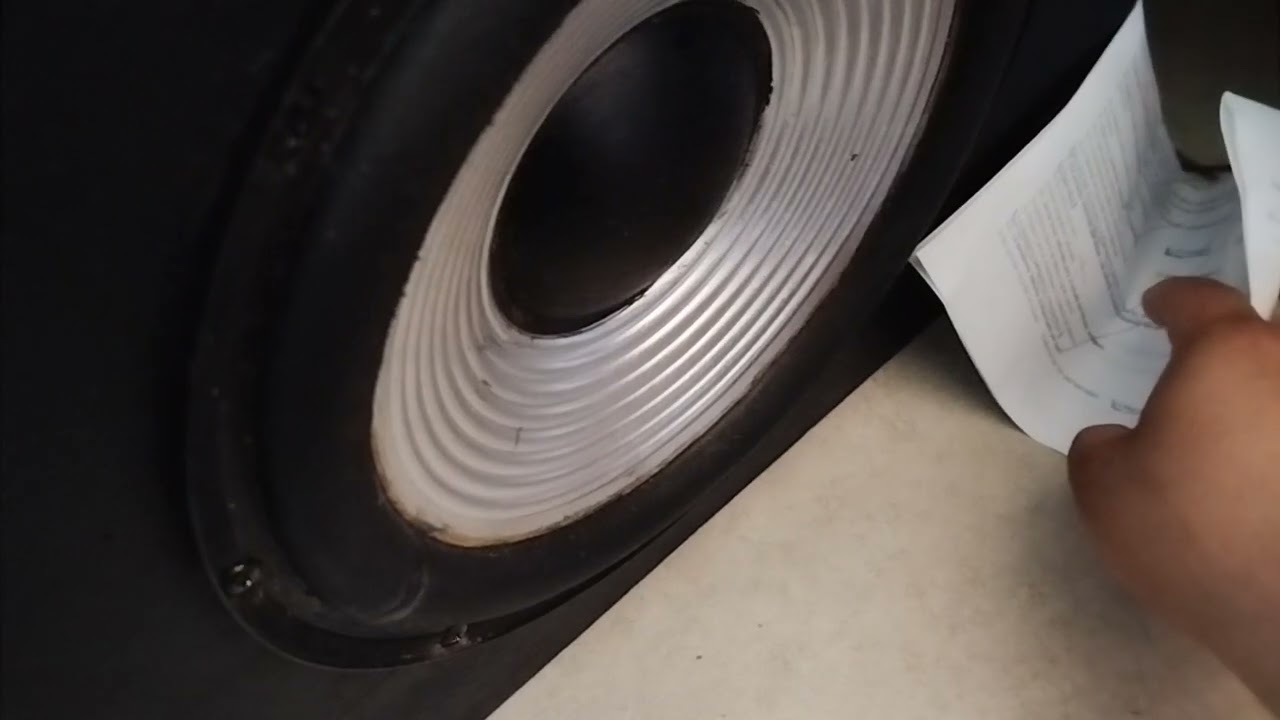 🔊Subwoofer Panasonic (En un cajón plano) Escursionando 🔊