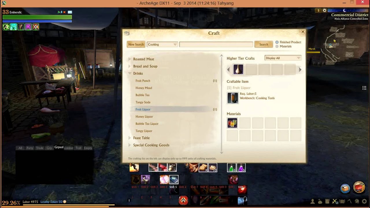 Arche Age: Crafting - Construction & Cooking