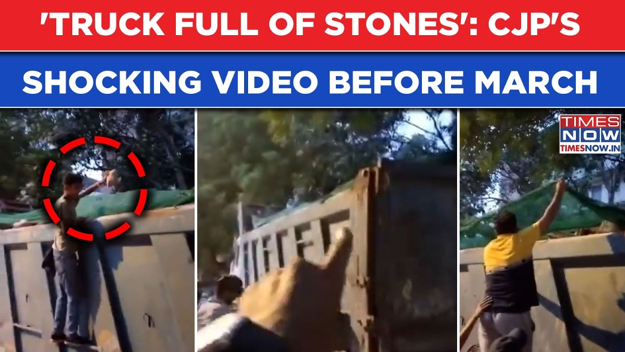 CJP Parliament March: 'Truck With Stones' Outside Delhi Protest? Dipke's Shocking Video, AAP Asks...