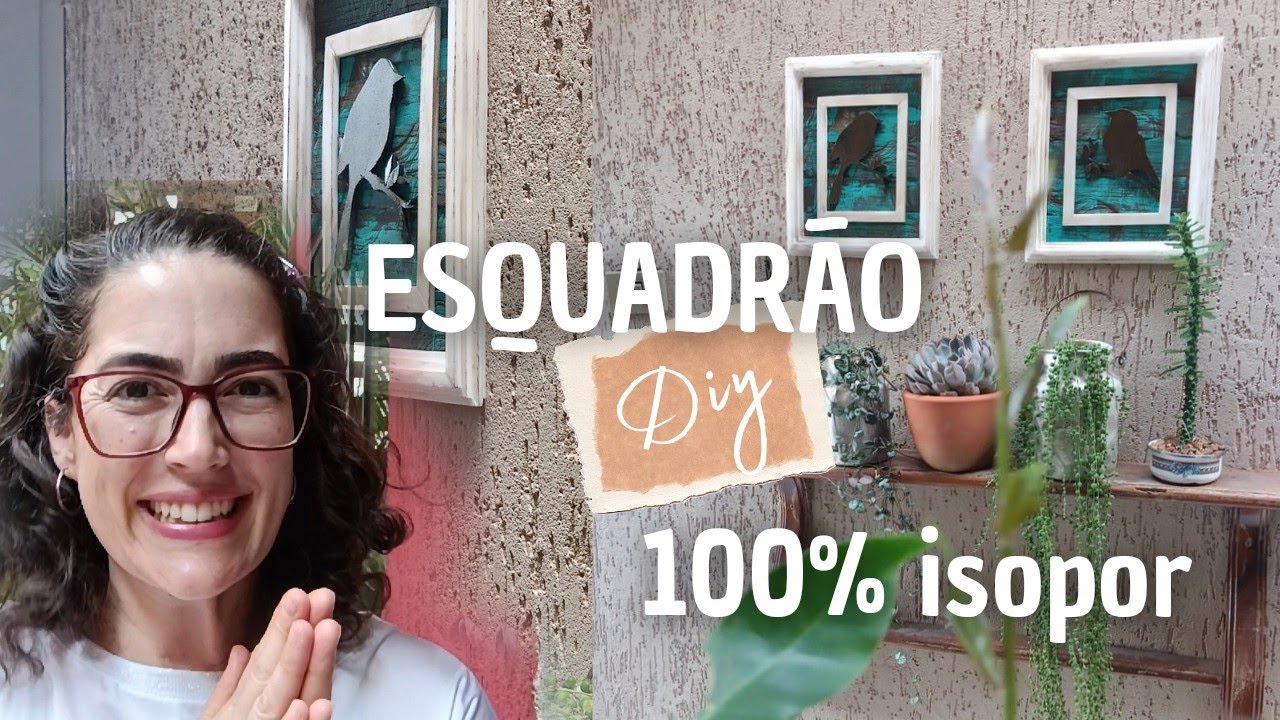 DIY/ ESQUADRÃO DIY/ COMO REAPROVEITAR BANDEJAS DE ISOPOR/ IDEIA BRILHANTE COM BANDEJA DE ISOPOR
