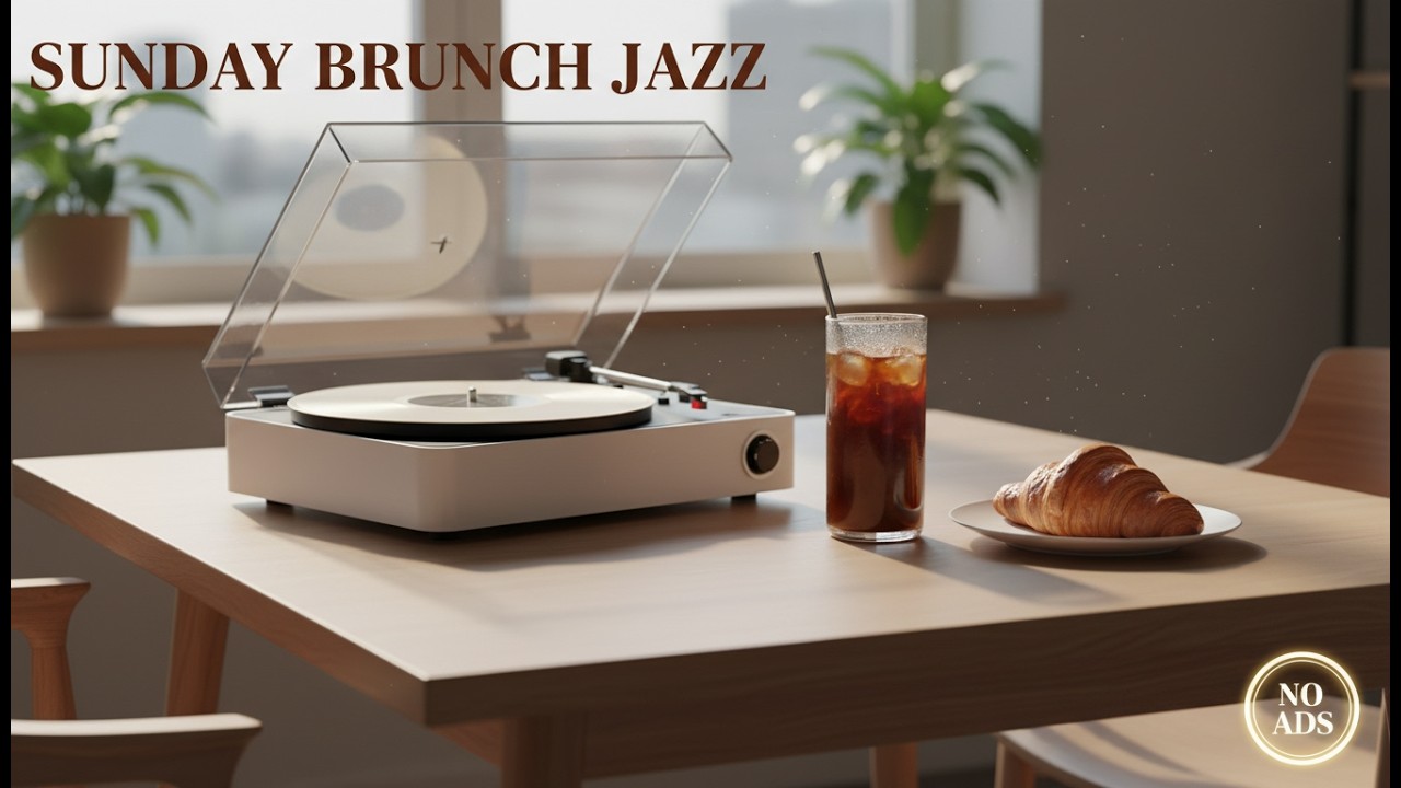 SUNDAY BRUNCH JAZZ ☕️ Relaxing Bossa Nova & Vinyl Aesthetic - Smooth Music for a Sunny Day