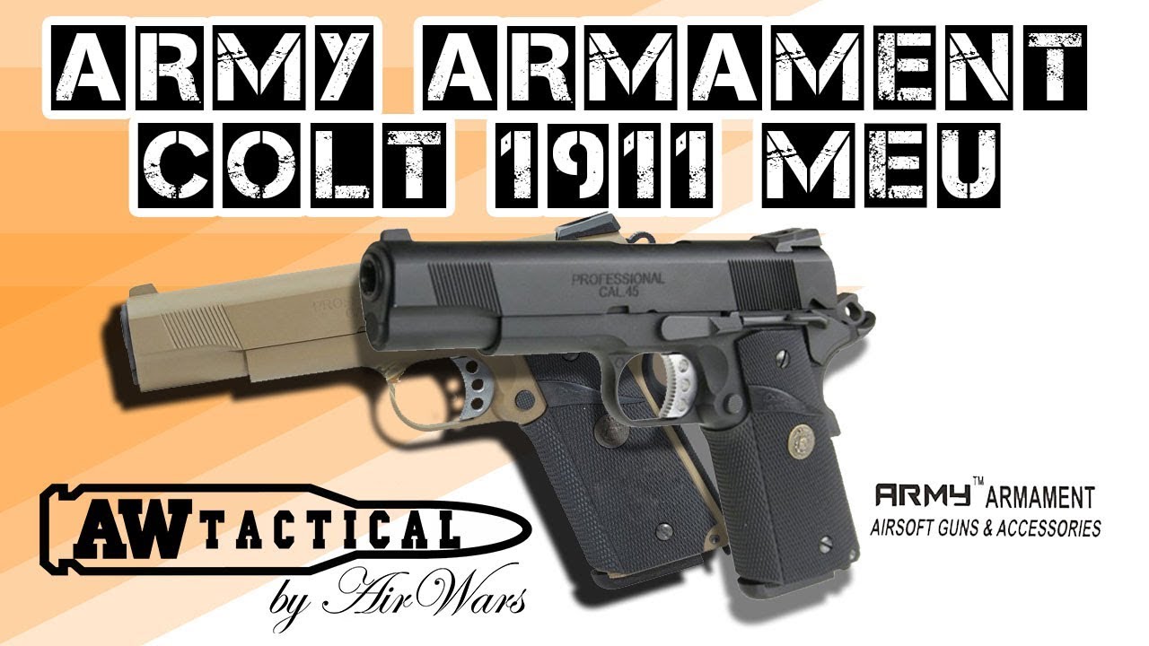 Страйкбольный пистолет Army Armament COLT1911 MEU R27, R27-B