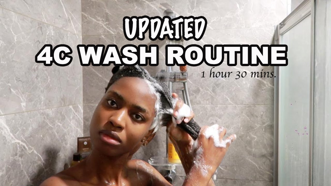 MY UPDATED 4C NATURAL HAIR  WASH DAY ROUTINE | QUICK EASY AND FAST