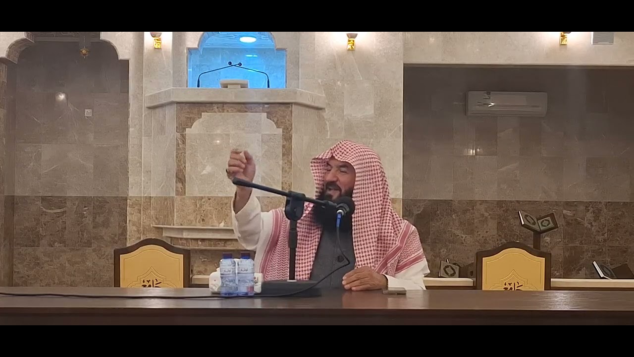 كلمة بعنوان إحسان الظن بالله للشيخ/ عوض بن سعيد الاسمري 