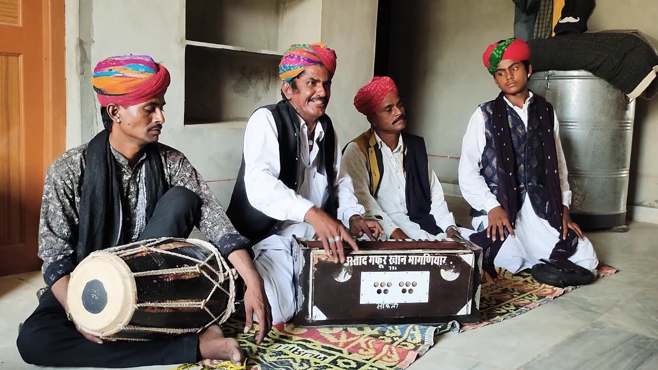Hichaki song by ustad gafoor khan manganihar jhamfali... dholak mustaq Khan kohra