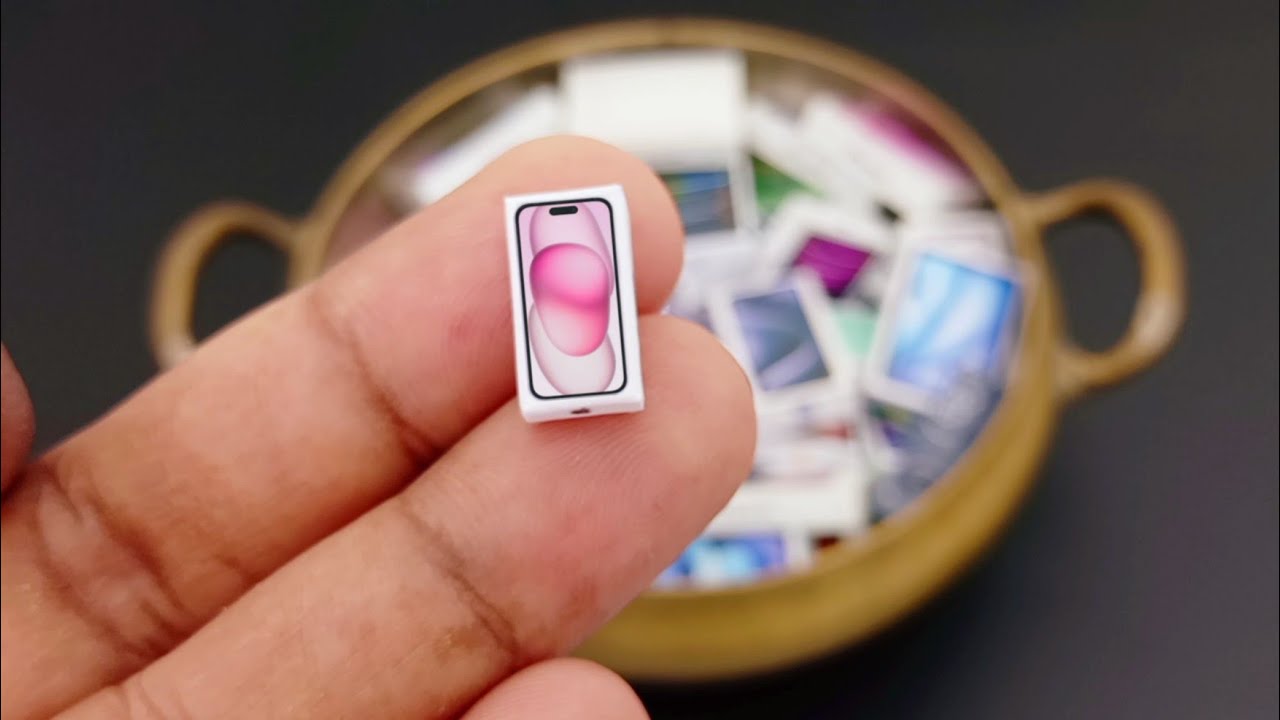 iphone 15 miniphone four step unboxing  | minibox