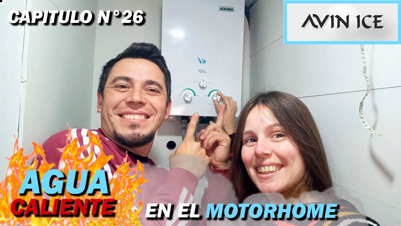 COMO COLOCAR UN CALEFON BRAM METAL DE 6L EN UN MOTORHOME/BUS - Camperizacion Capitulo N°26