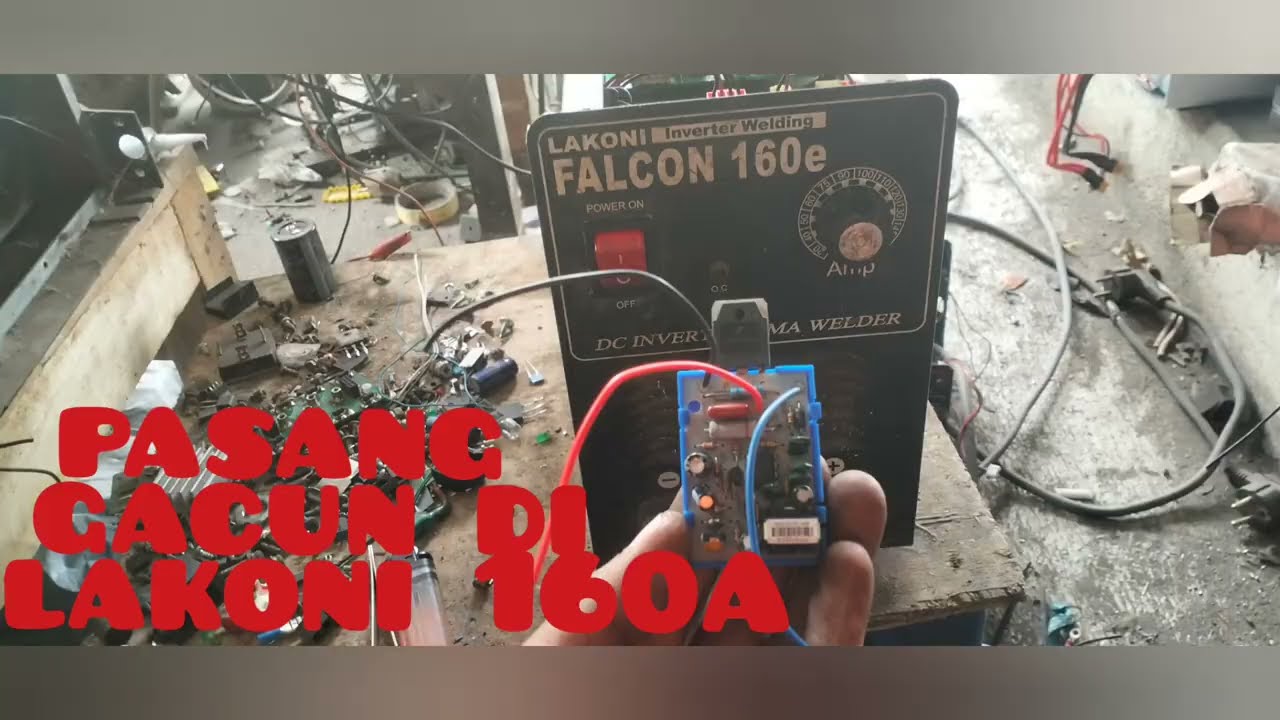 cara pasang gacun di mesin las