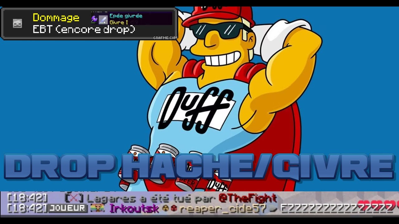 Drop GIVRE/HACHE (BLUE)[NationsGlory]
