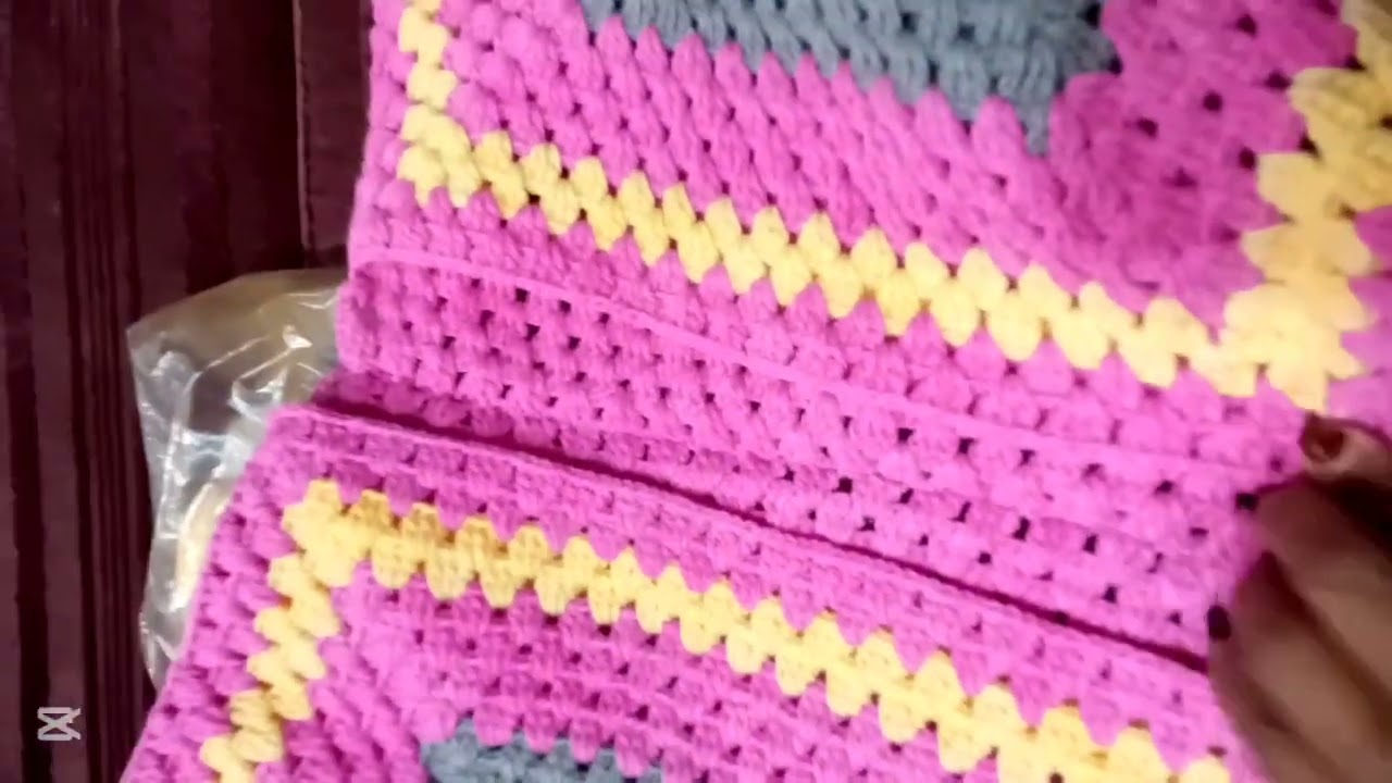 How to crochet a granny hexagon Cardigan step by step beginner friendly 