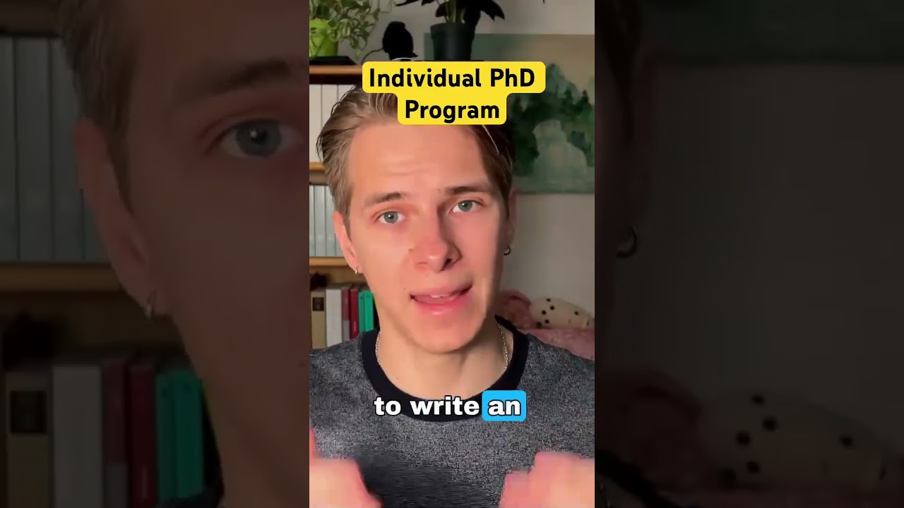 Individual PhD program #phd #university #germany #studentlife #phdlife #doctorstatus