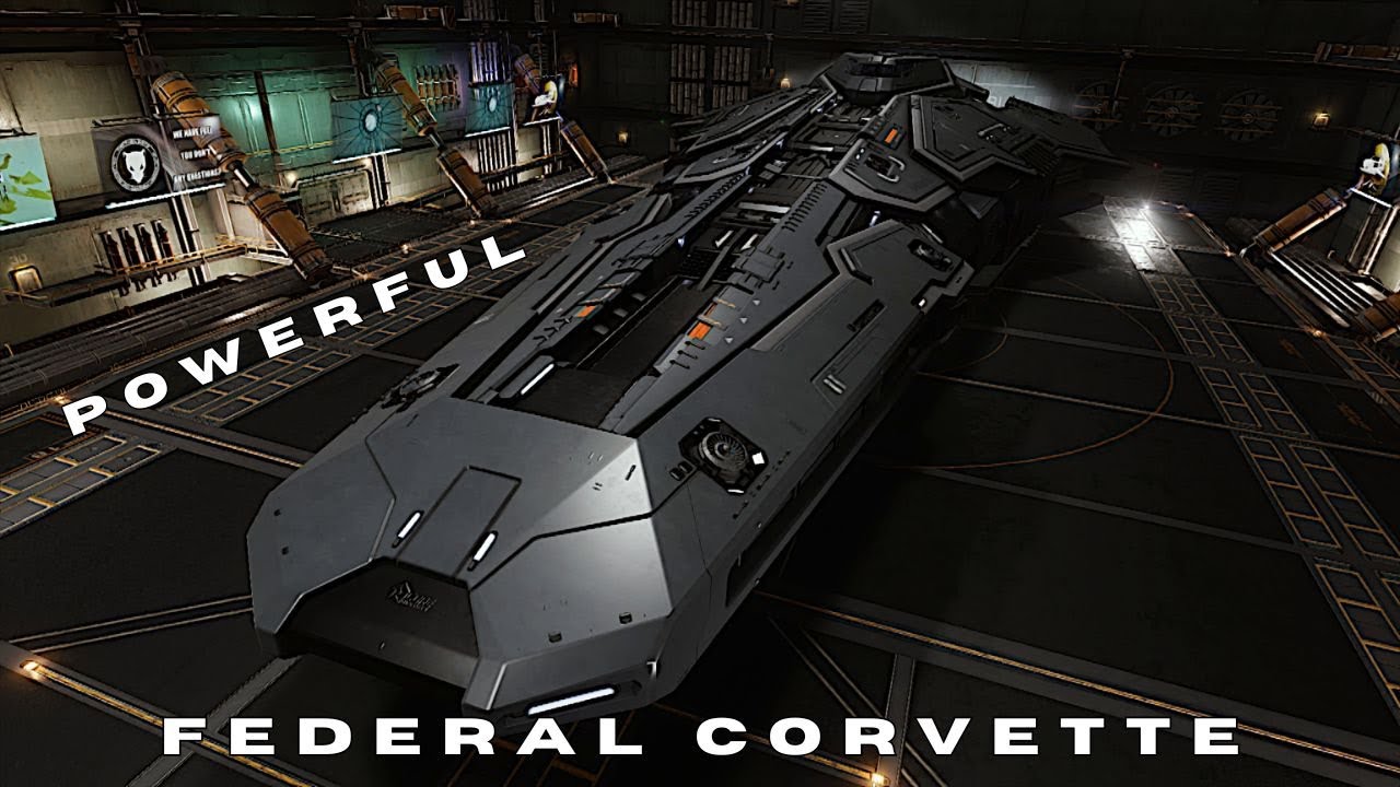 Sailing the Stars: Elite Dangerous Gameplay Aboard the Federal Corvette! [HD]