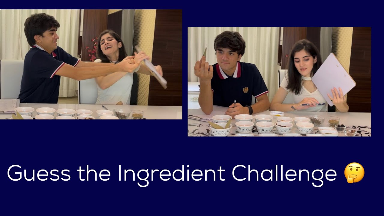 HOW MANY KITCHEN INGREDIENTS CAN WE GUESS? | Navika and Shivansh Kotia