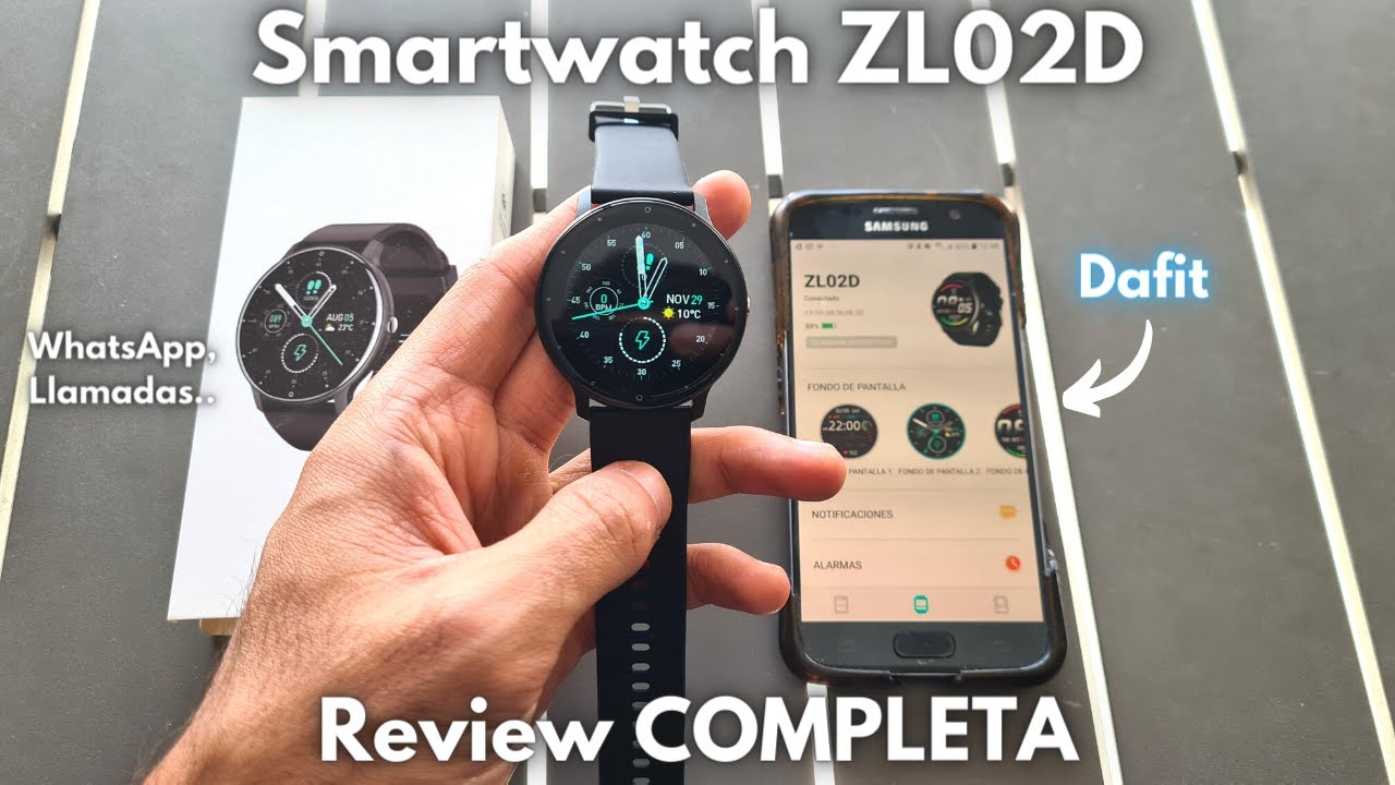 Smartwatch ZL02D 👉 Características, Funciones y Configuración COMPLETA