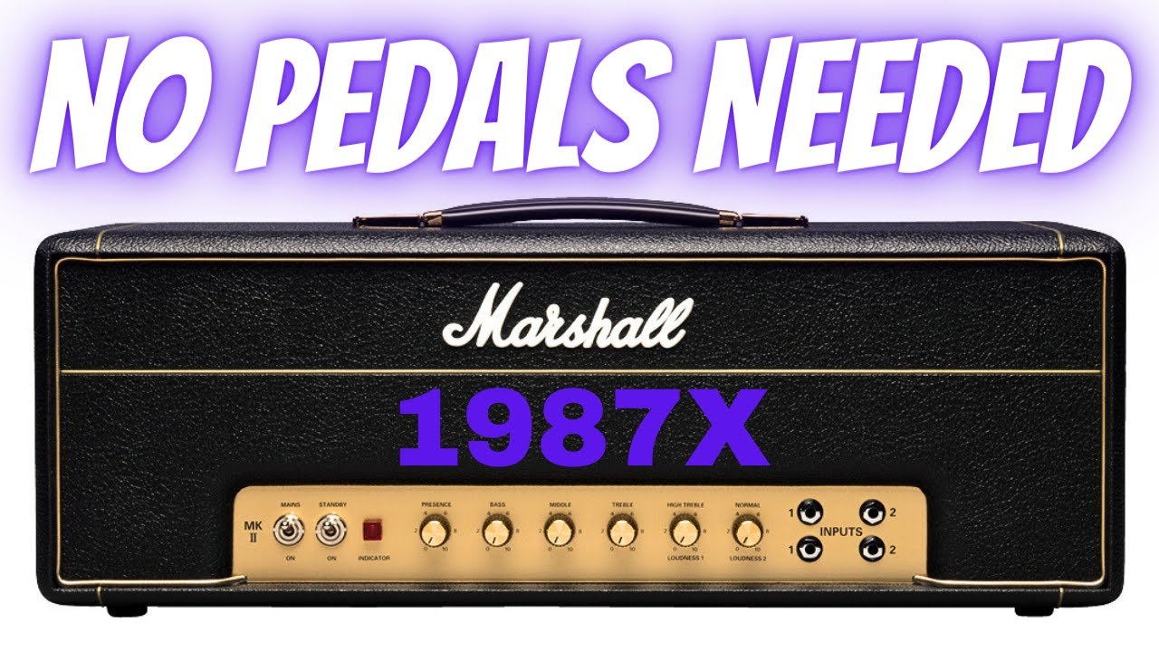 Marshall 1987x 50 Вт Plexi | Педали не нужны!