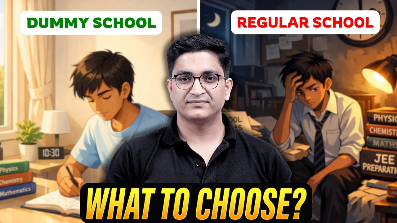 Is Dummy A Good Option For JEE/NEET❓ Dummy vs Regular School | Ft. Sachin Sir