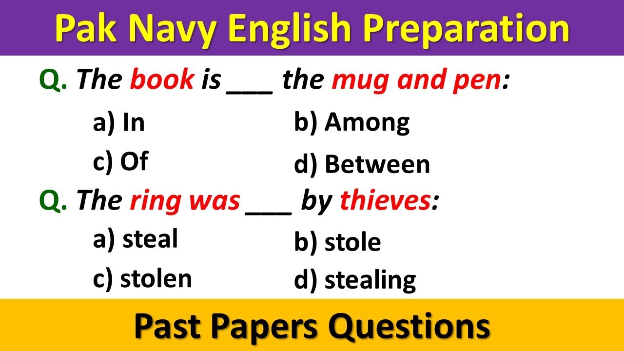 Pak Navy Test Preparation 2023 English | Pak Navy English Mcqs 2023 | Pak Navy Test Preparation 2023