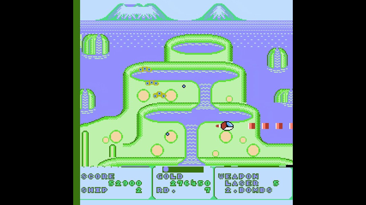 Fantasy Zone (NES) - Tengen - No Miss