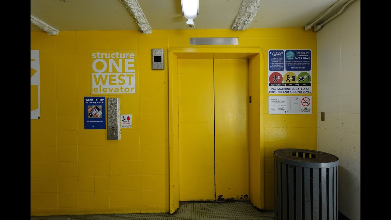Modernized OTIS Traction West Elevator - Parking Structure 1 - Santa Monica, CA