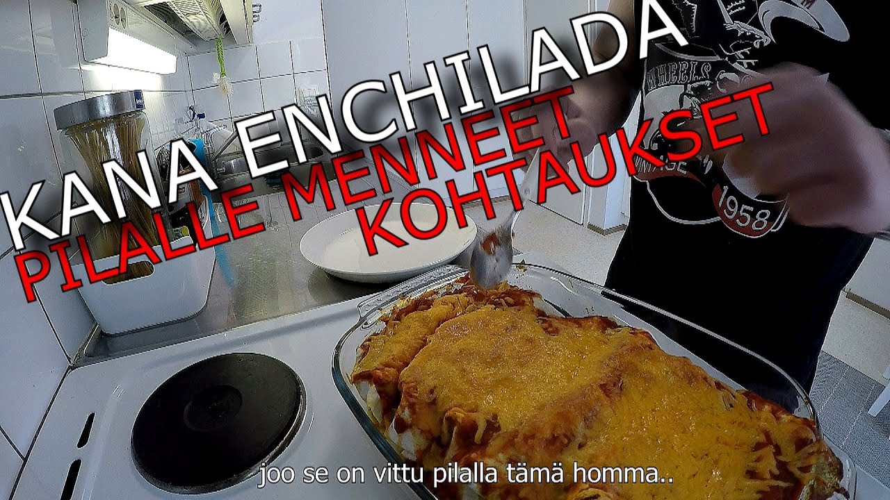 Kana enchilada - videon pilalle menneet kohtaukset