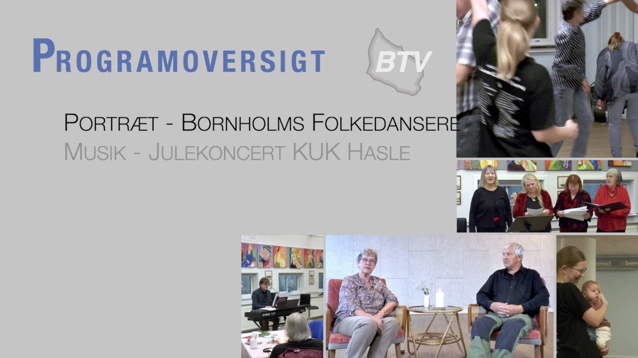 Bornholms Folkedansere og Julekoncert KUK Hasle