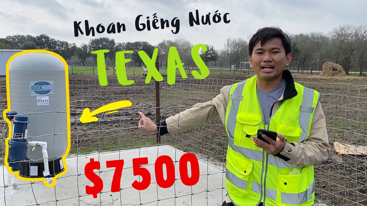 C&aacute;ch xin giấy ph&eacute;p khoan giếng nước ở Texas - Vuong101