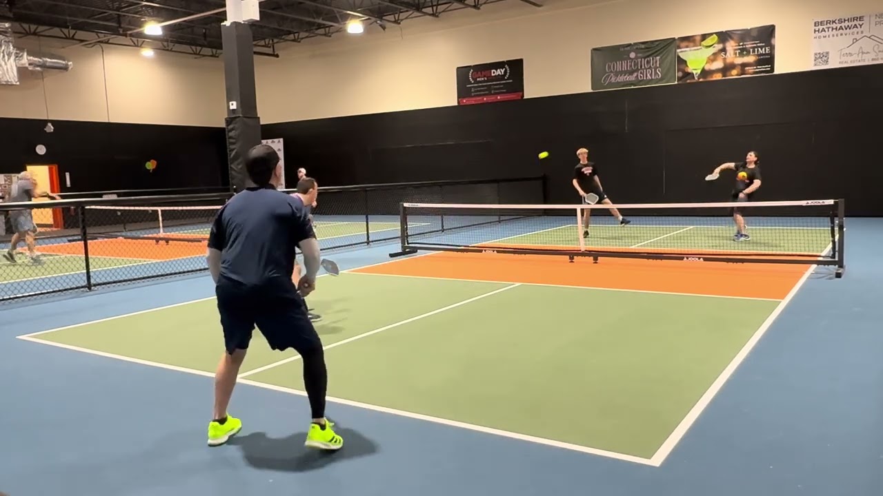 Josh/G vs Max/Joey 14 shot highlight rally with some great defense at Dill Dinkers Wednesday 1-28-26