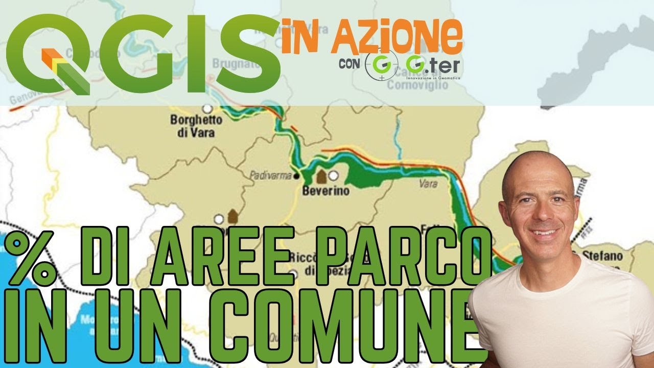 La percentuale di aree parco per ogni comune di una Provincia