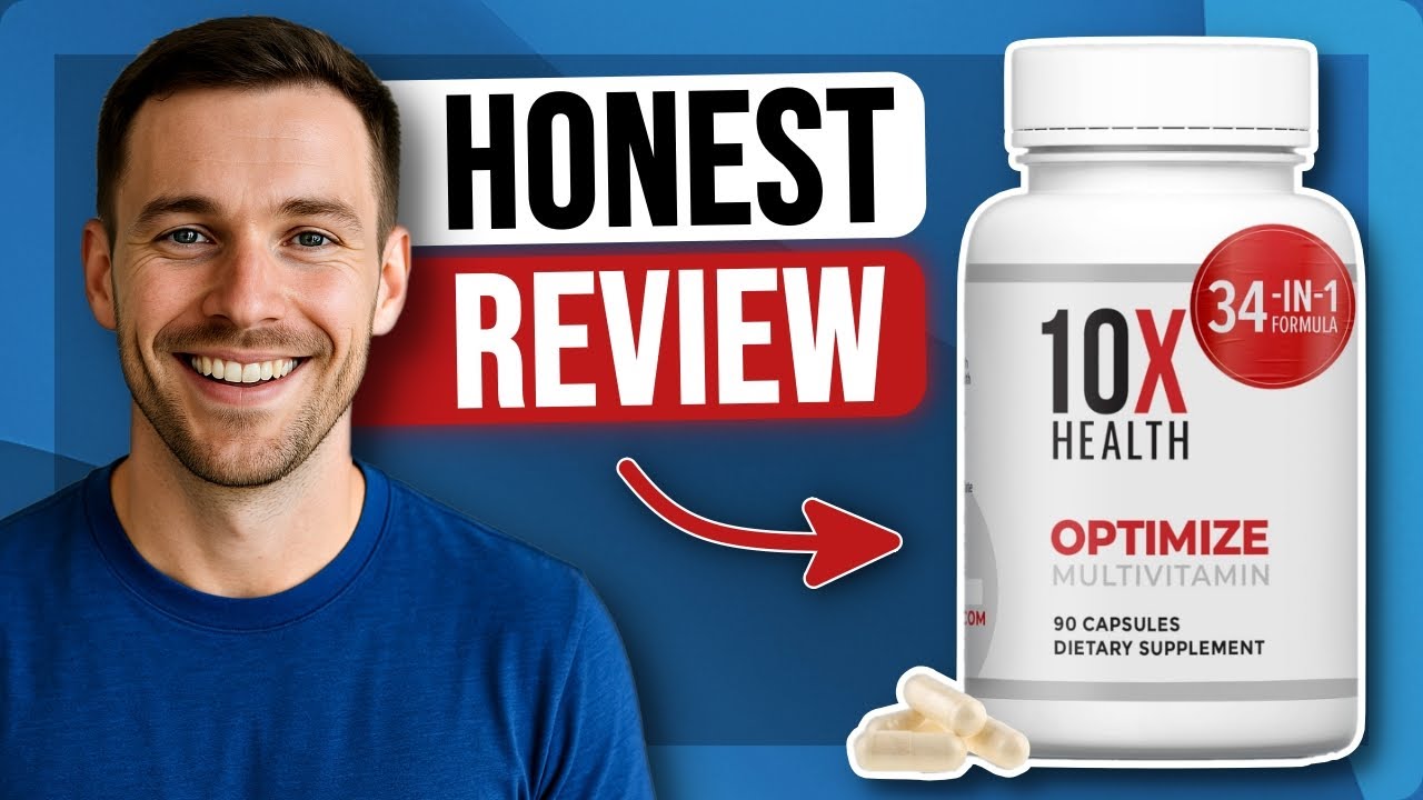 10X Health Optimize Methylated Multivitamin | 34-in-1 Formula Review