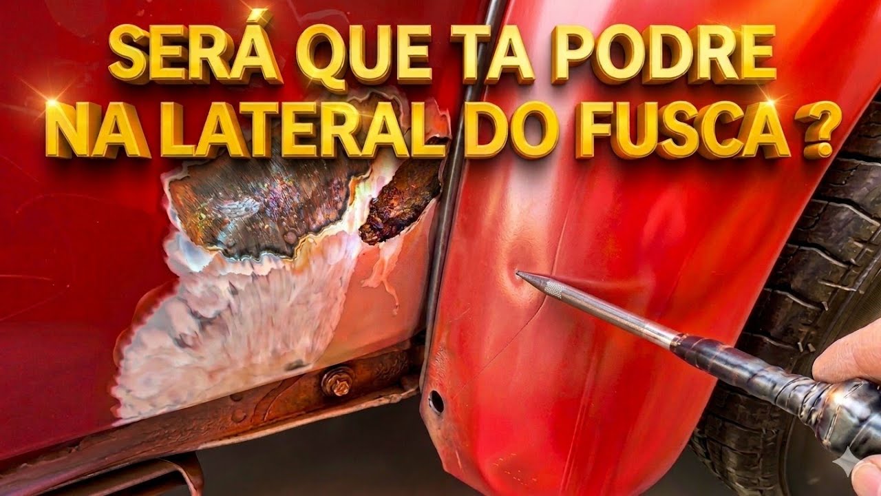 LATERAL DO  FUSCA TÁ TUDO PODRE ? Á VOLTA DA REFORMA